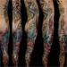 Tattoos - Crane and Koi Fish Ribs and Leg Sleeve - 96350